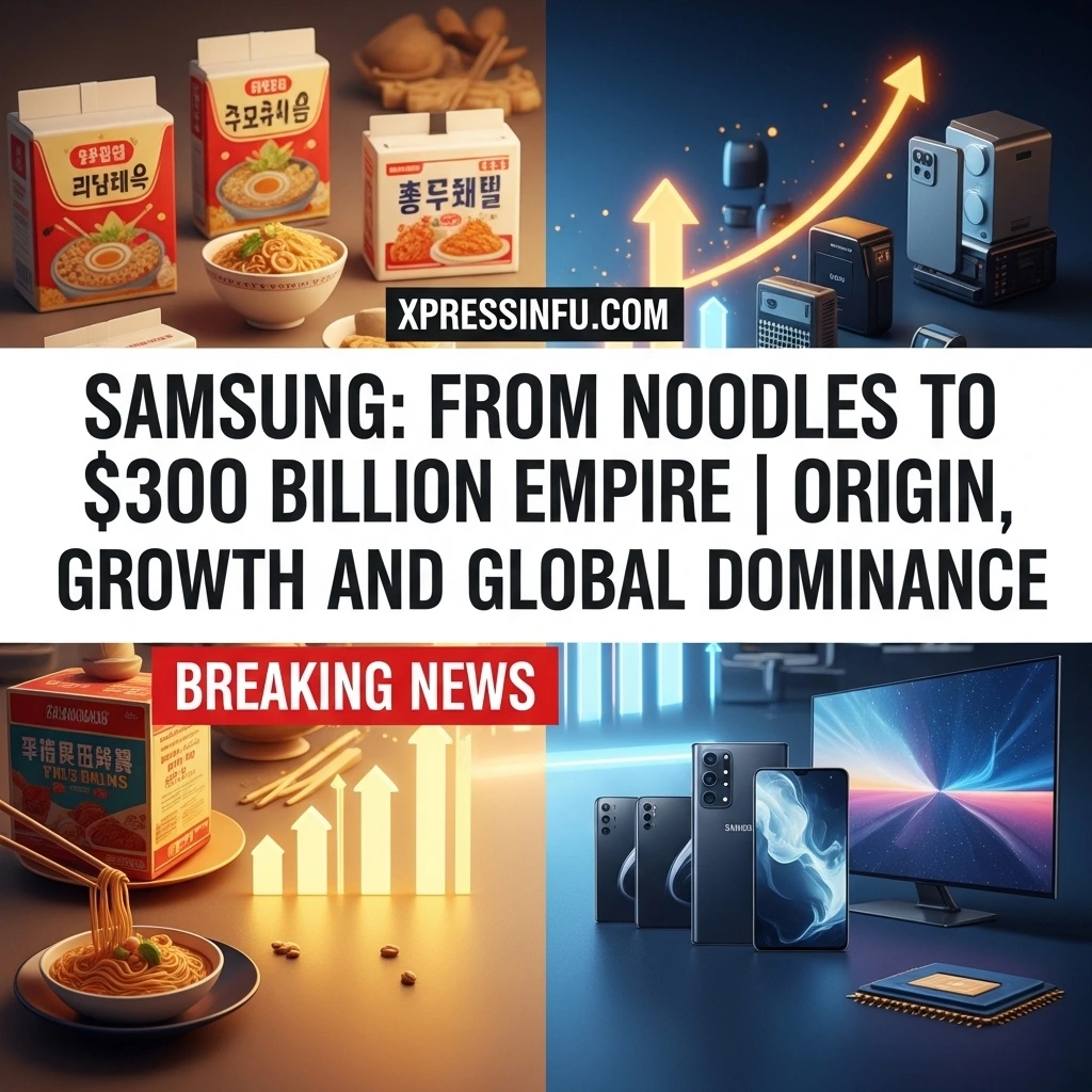Samsung: From Noodles to a $300 Billion Empire | Origin, Growth and Global Dominance