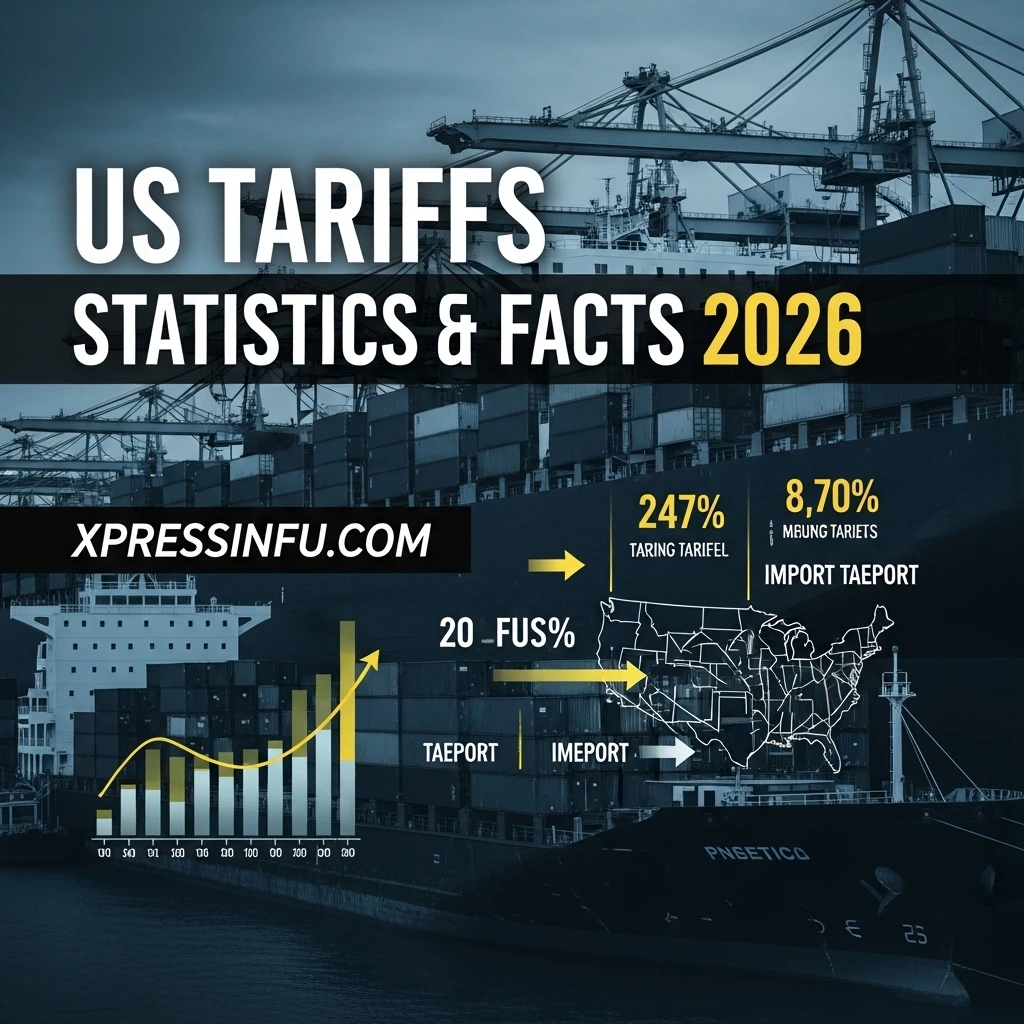 US Tariffs Statistics & Facts 2026: $287 Billion Revenue, 10.3% Rate, Economic Impact