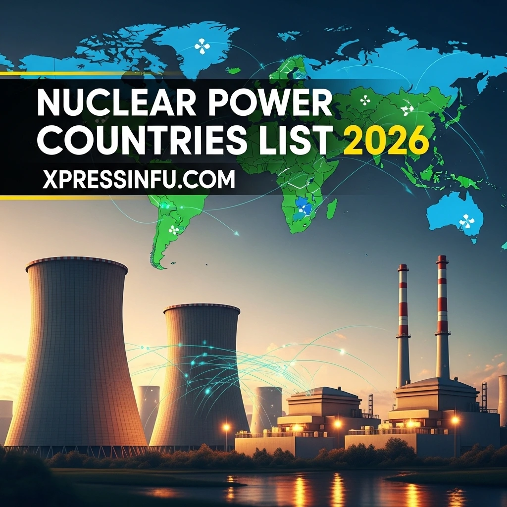 Nuclear Power Countries List 2026: Total Nukes by Country