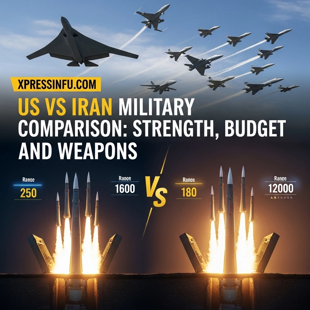 US vs Iran Military Comparison 2026: Strength, Budget and Weapons