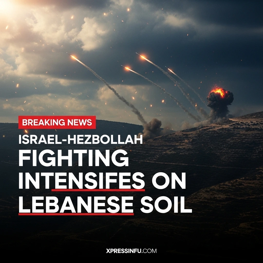 Israel-Hezbollah Fighting Intensifies on Lebanese Soil