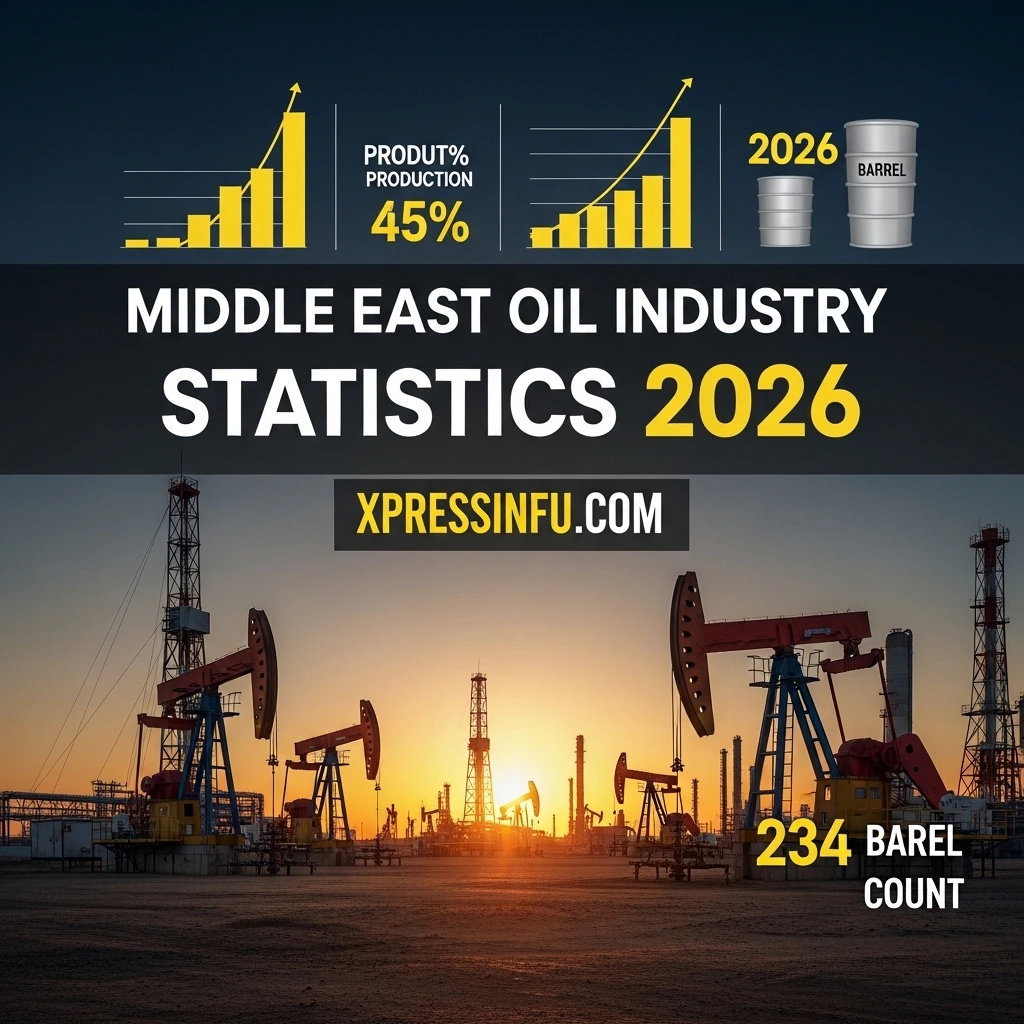 Middle East Oil Industry Statistics 2026: Production, Reserves and Trends
